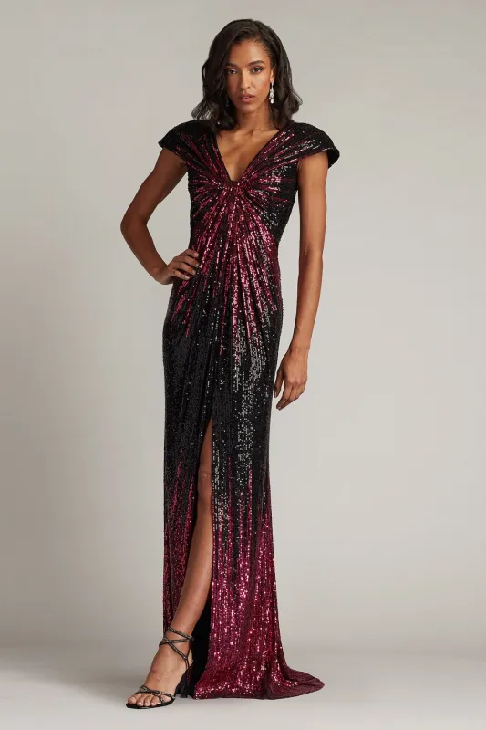 Carys Sequin Gown made by Tadashi Shoji