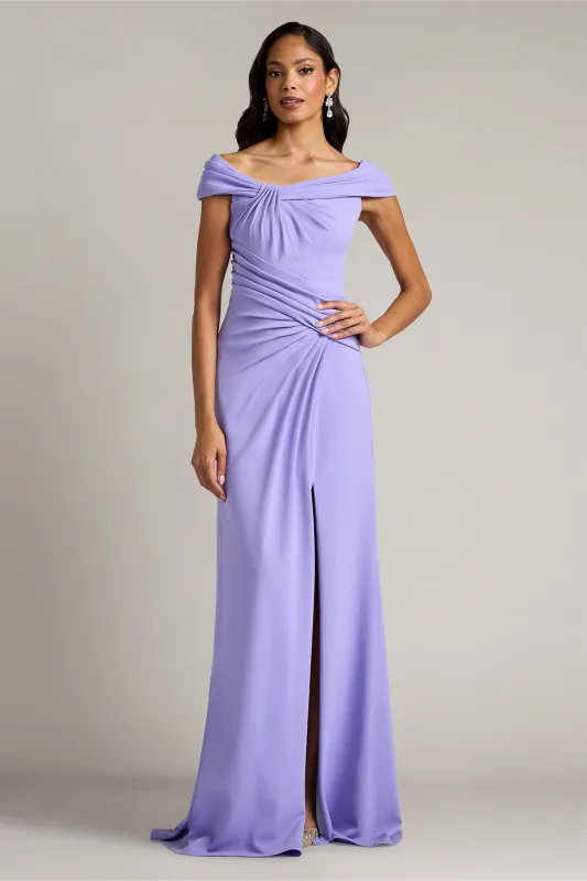 Bruner Draped Crepe Gown made by Tadashi Shoji