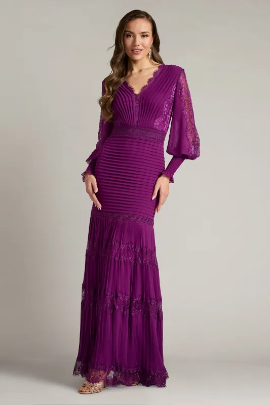Nyssa Bishop Sleeve Gown made by Tadashi Shoji