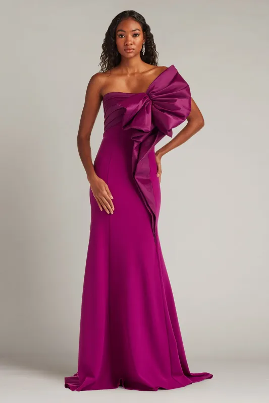 Breton Sculpted Bow Gown made by Tadashi Shoji