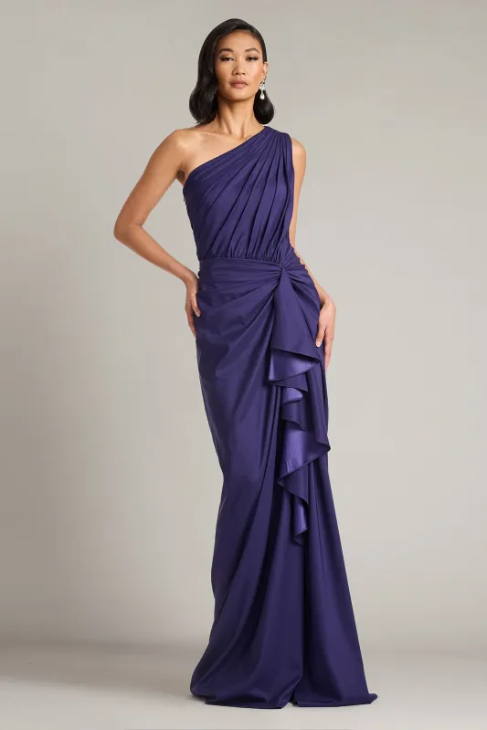 Lena Waterfall Drape Gown made by Tadashi Shoji