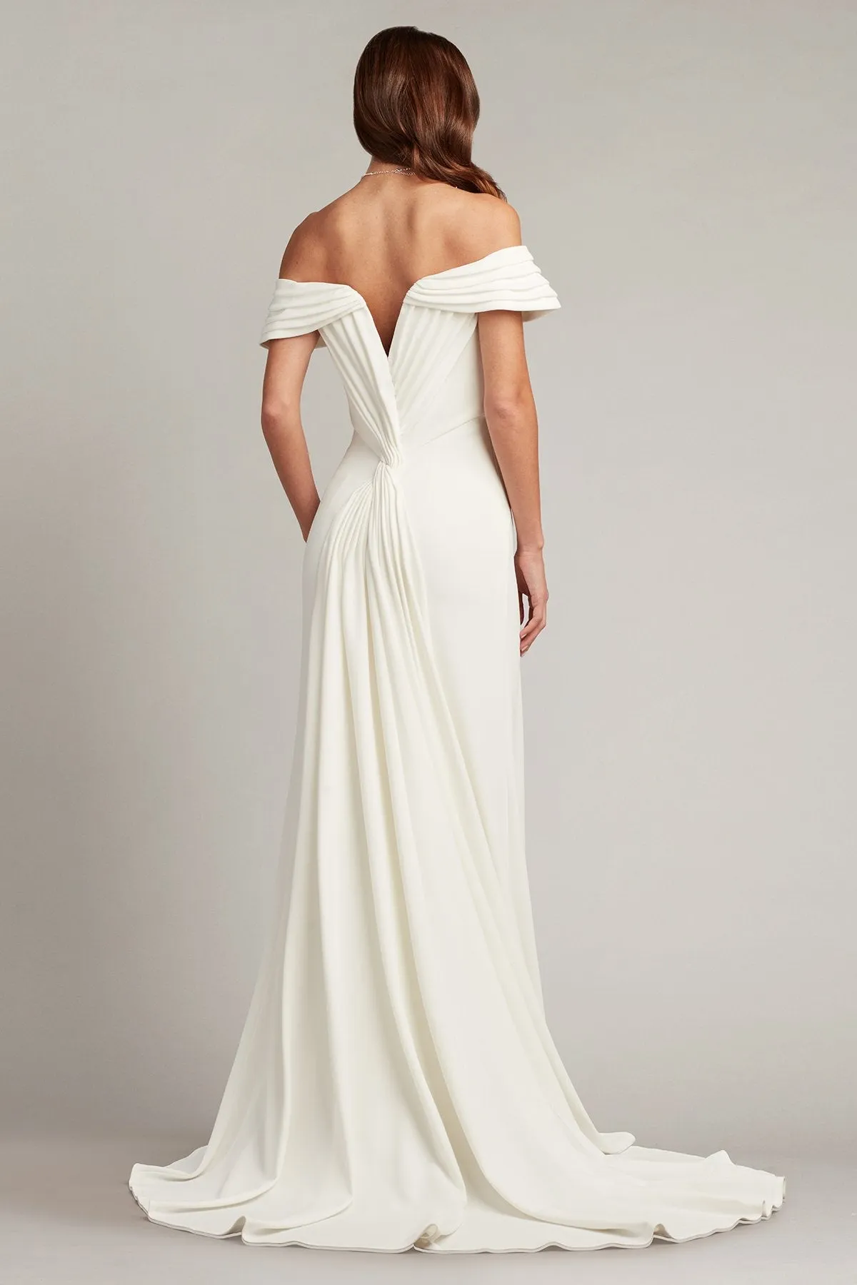 Winslow Pleated V-Back Gown sold by Lord & Taylor product image thumbnail 2