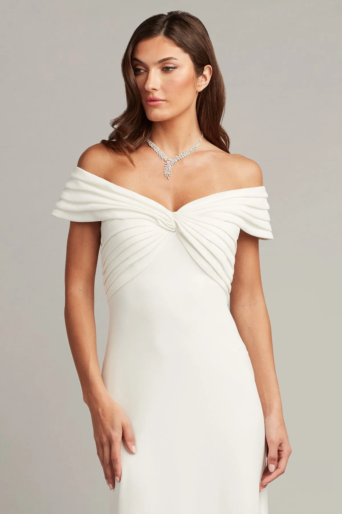 Winslow Pleated V-Back Gown sold by Lord & Taylor product image thumbnail 3