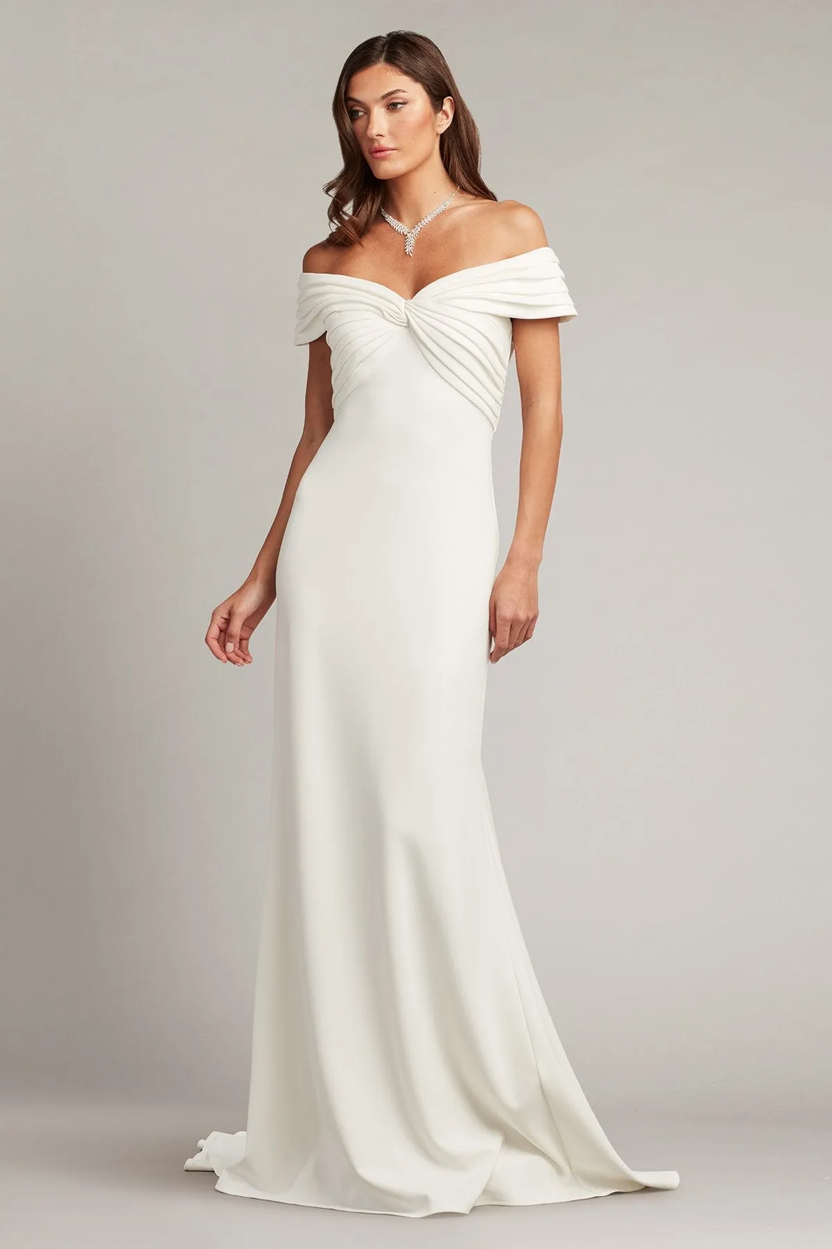 Winslow Pleated V-Back Gown sold by Lord & Taylor
