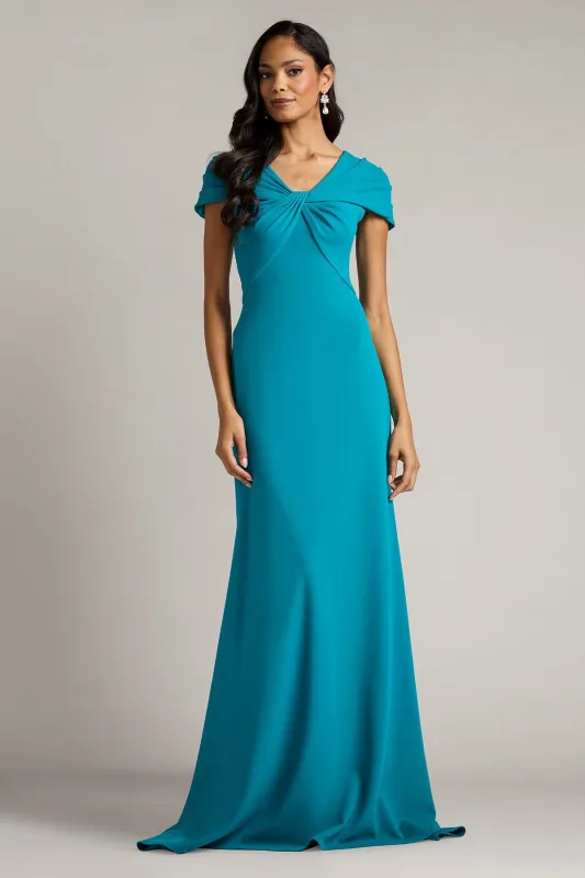 Rafner Twist Neck Gown made by Tadashi Shoji