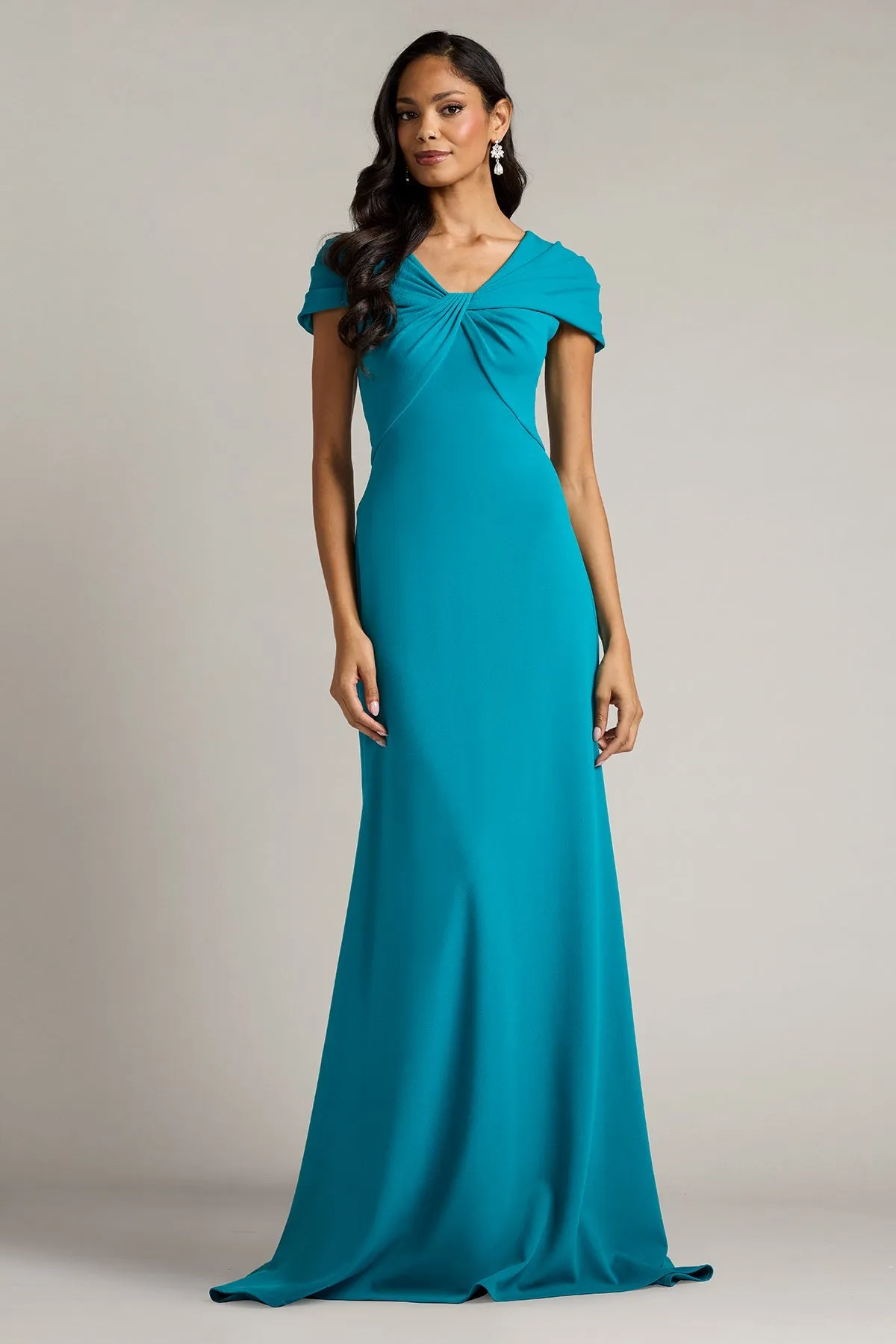 Rafner Twist Neck Gown sold by Lord & Taylor