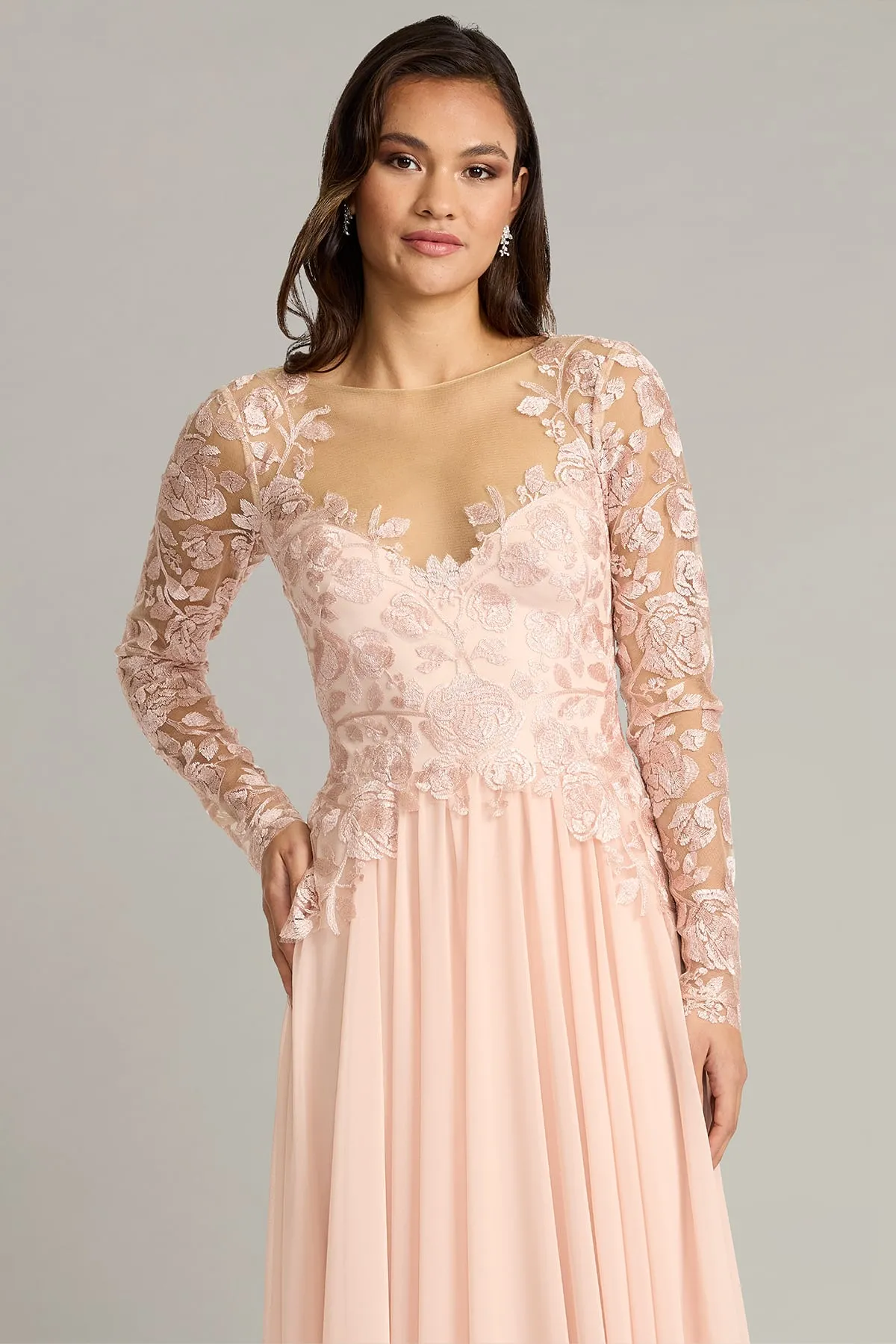 Lendon Embroidered Tulle Gown sold by Lord & Taylor product image thumbnail 4