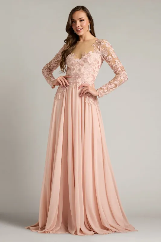 Lendon Embroidered Tulle Gown made by Tadashi Shoji
