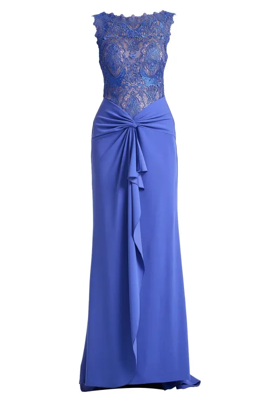 Evelise Lace Cascade Gown made by Lord & Taylor