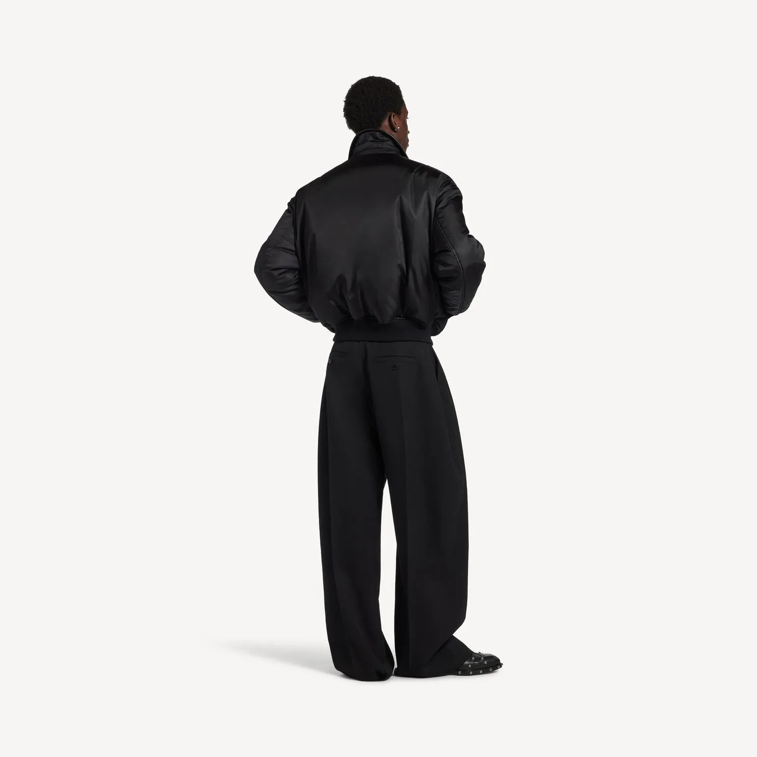 BLACK COCOON BOMBER JACKET sold by Lord & Taylor product image thumbnail 2
