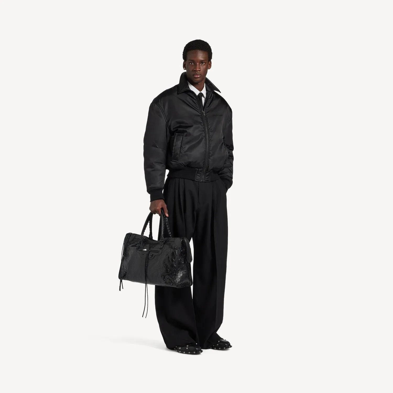 BLACK COCOON BOMBER JACKET sold by Lord & Taylor product image thumbnail 3