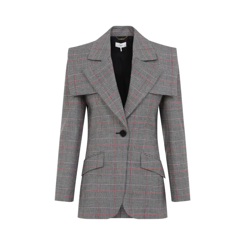 BLACK RED JACKET made by Chloe