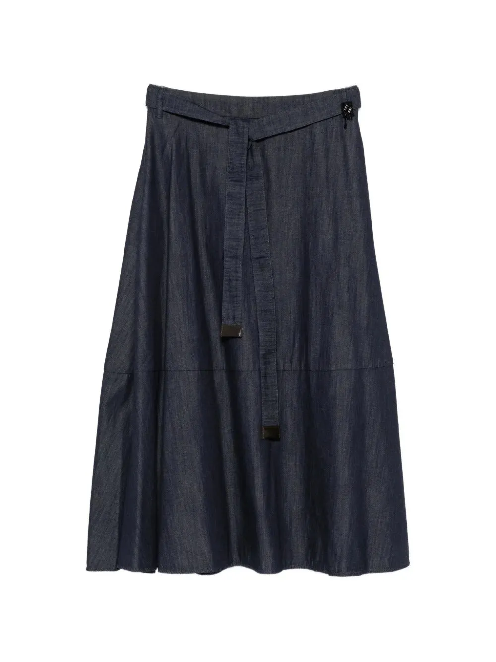 NINFE FLARED SKIRT IN COTTON DENIM sold by Lord & Taylor