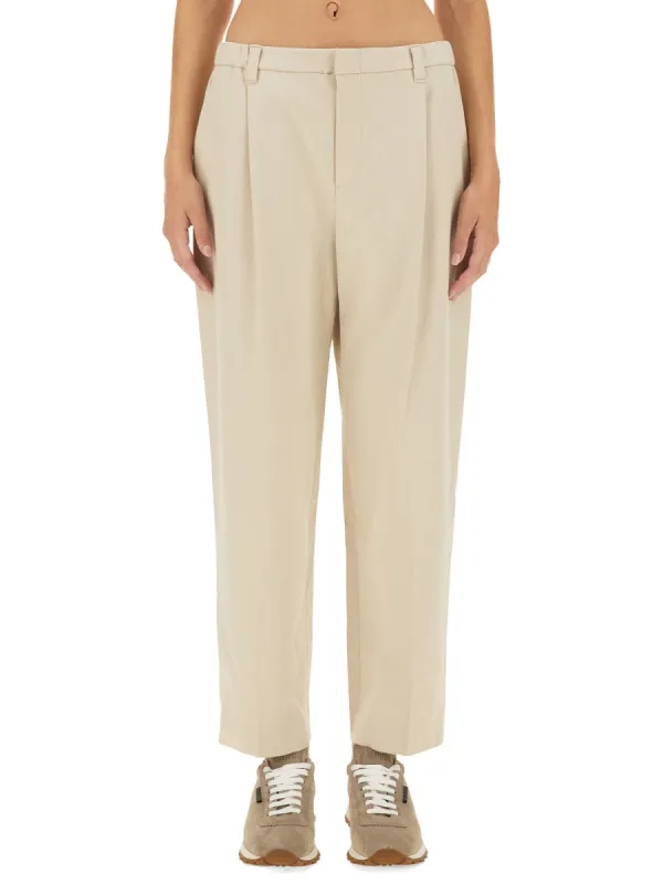 CROPPED FIT PANTS made by Brunello Cucinelli