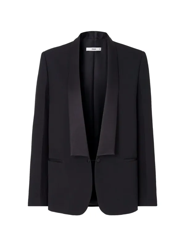 WOOL SINGLE-BREASTED BLAZER JACKET made by Fendi