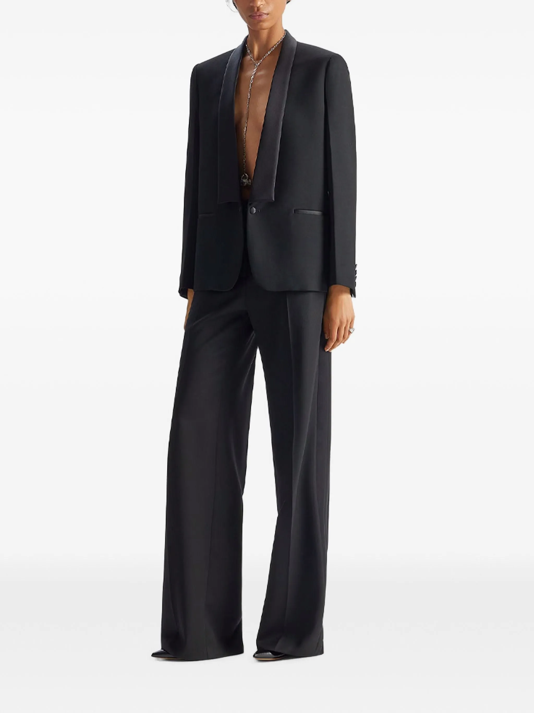 WOOL SINGLE-BREASTED BLAZER JACKET sold by Lord & Taylor product image thumbnail 2