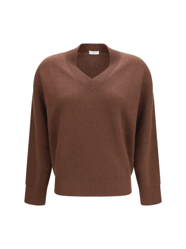 V-NECK SWEATER made by Brunello Cucinelli