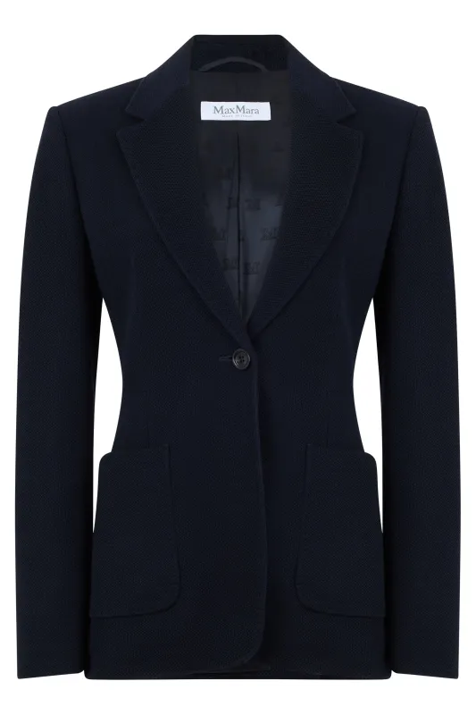 Fitted wool blazer made by MaxMara
