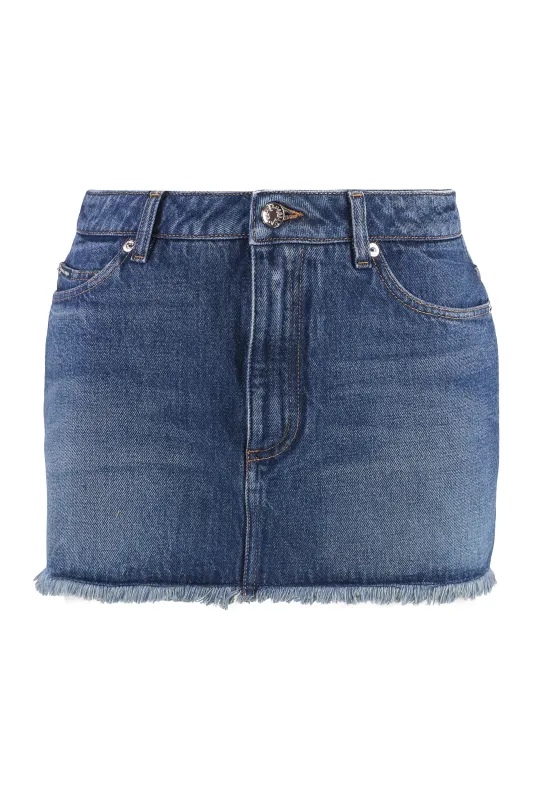 Denim mini skirt made by Dolce & Gabanna