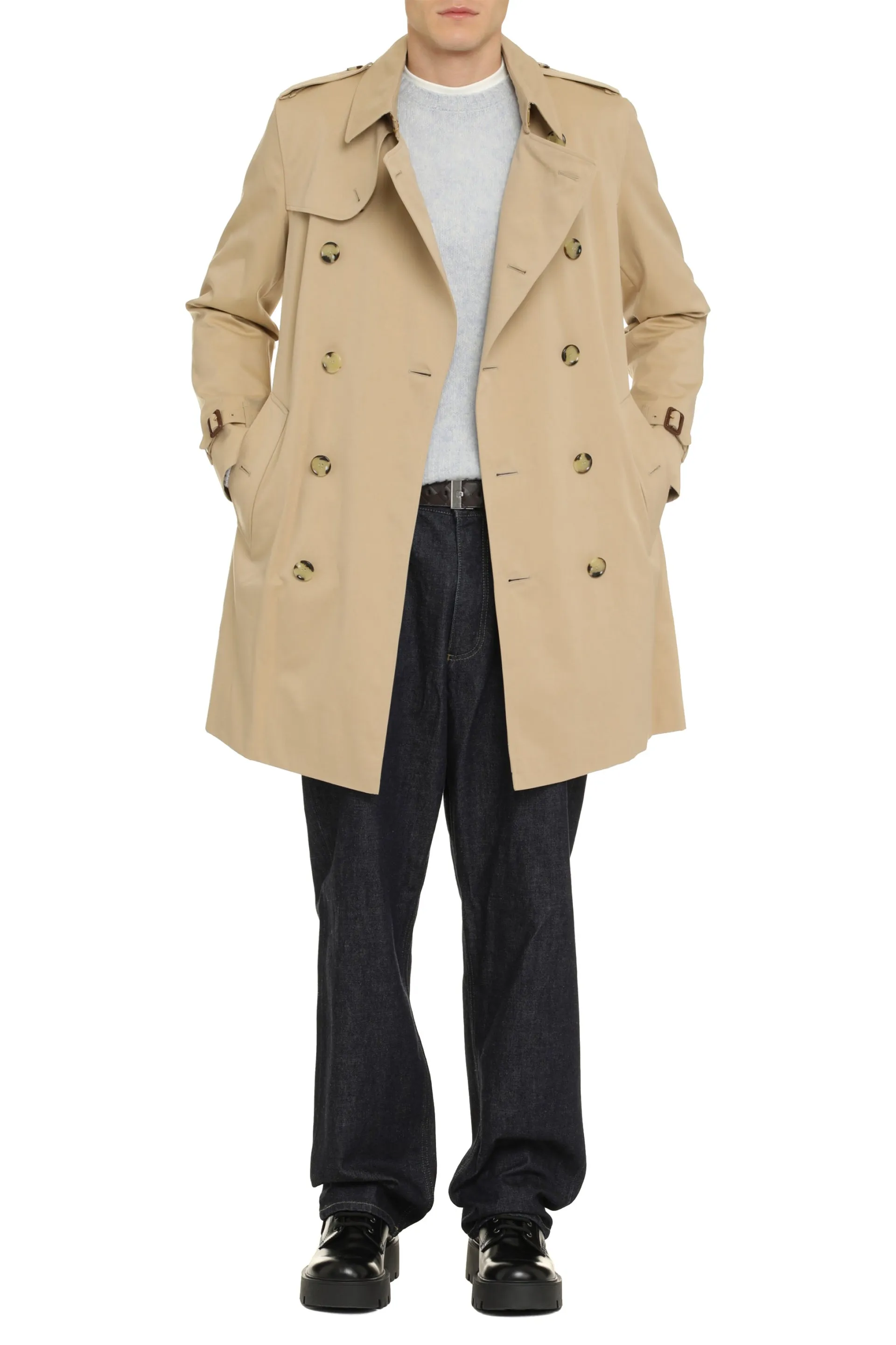 Kensington cotton trench coat sold by Lord & Taylor product image thumbnail 3