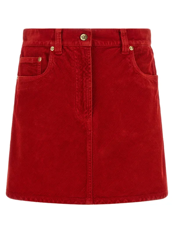 Corduroy skirt made by Versace