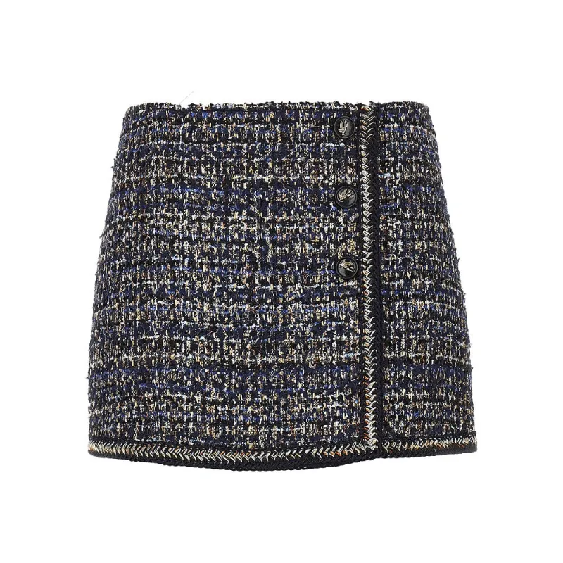WOOL-BLEND TWEED MINI SKIRT made by Etro
