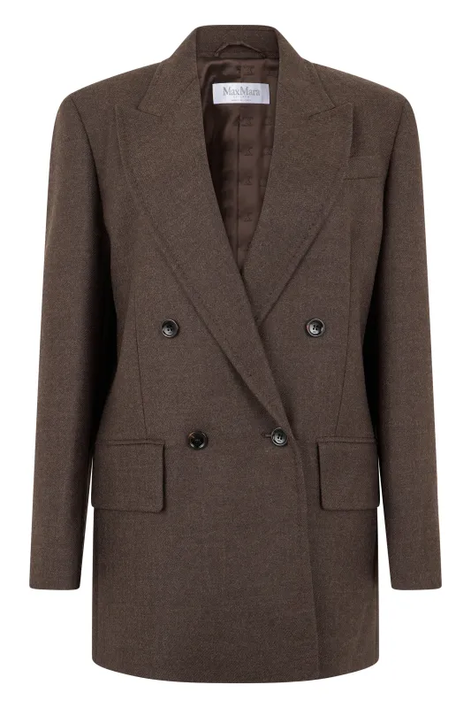 OVERSIZED DOUBLE-BREASTED BLAZER IN WOOL made by MaxMara