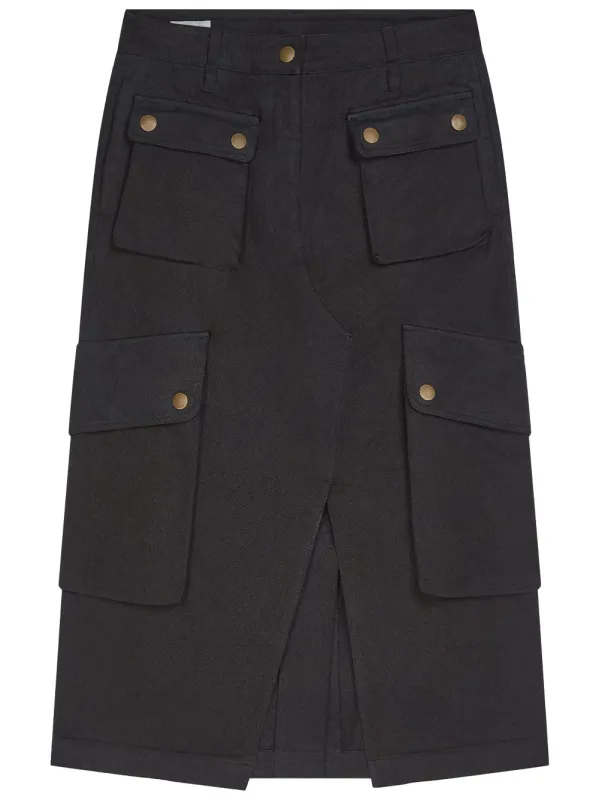 COTTON CARGO MIDI SKIRT made by Dries Van Noten