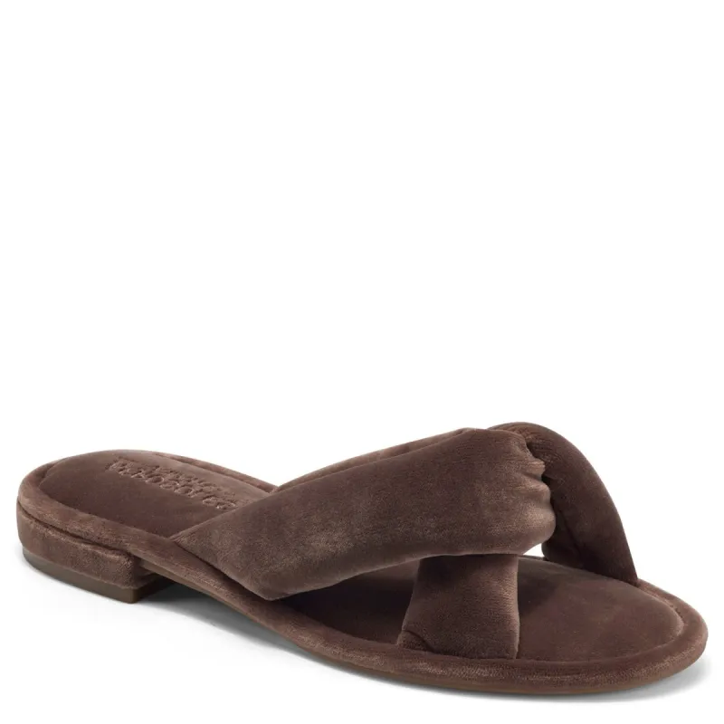 Jaxon Criss Cross Velvet Sandal sold by Lord & Taylor