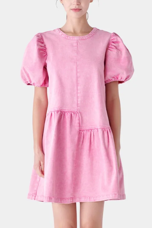 Stretch Denim Mini Dress sold by Lord & Taylor