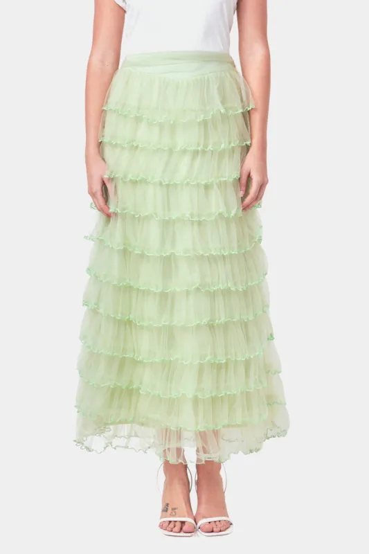 Layered Tulle Midi Skirt sold by Lord & Taylor