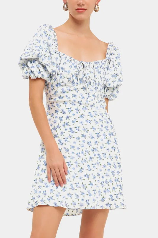 Floral Print Satin Mini Dress sold by Lord & Taylor