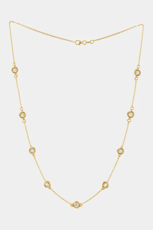 14K Gold 2.25 Carat Diamond Necklace sold by Lord & Taylor