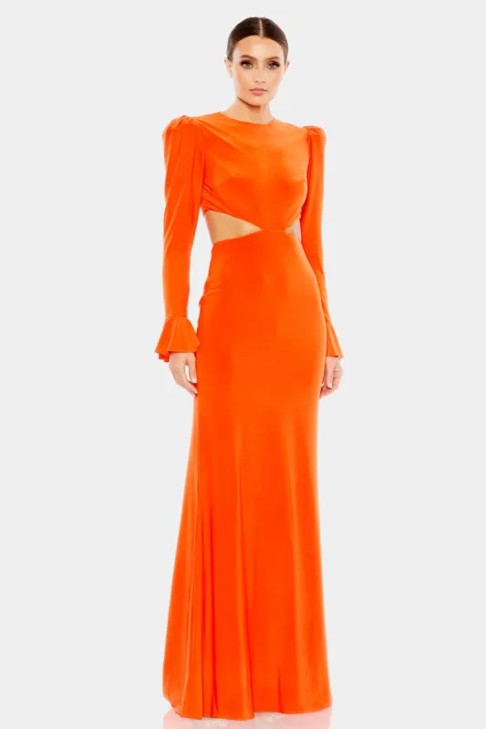 Long Sleeve Jersey Knit Sheath Gown sold by Lord & Taylor