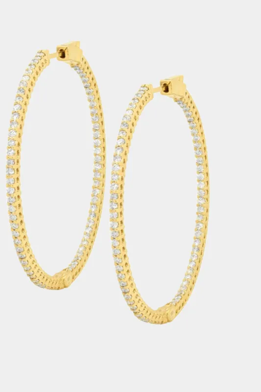 18K Gold 1.5 CaratDiamond Earrings sold by Lord & Taylor