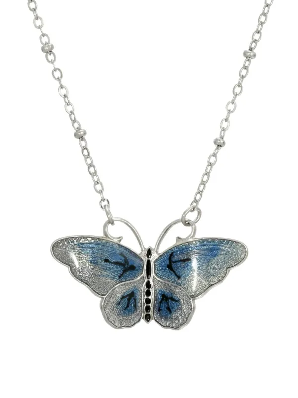 Enamel Butterfly Necklace sold by Lord & Taylor