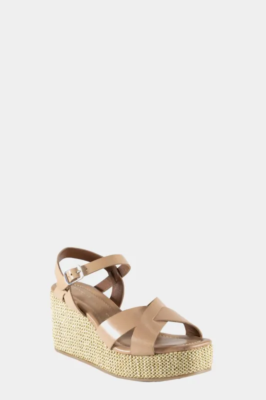 Antares Natural Leather Platform Heels sold by Lord & Taylor