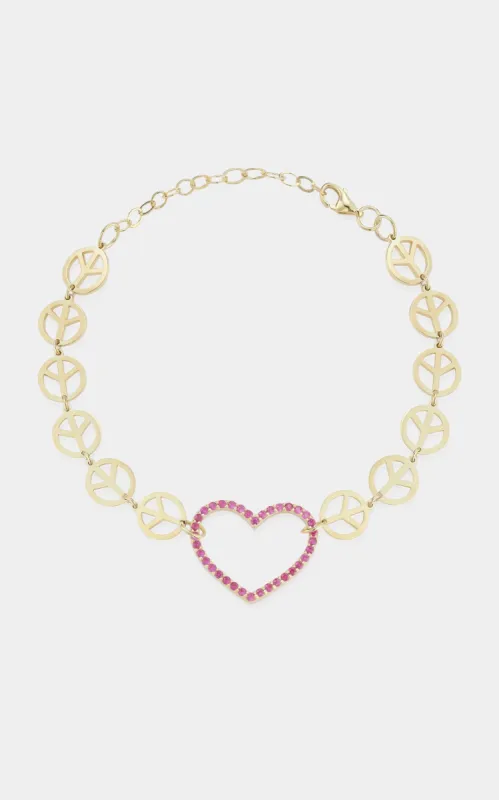 Sterling  Heart Bracelet sold by Lord & Taylor