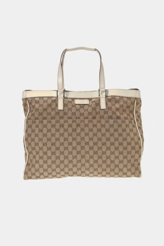GG Canvas Tote Bag - OS - Beige sold by Lord & Taylor
