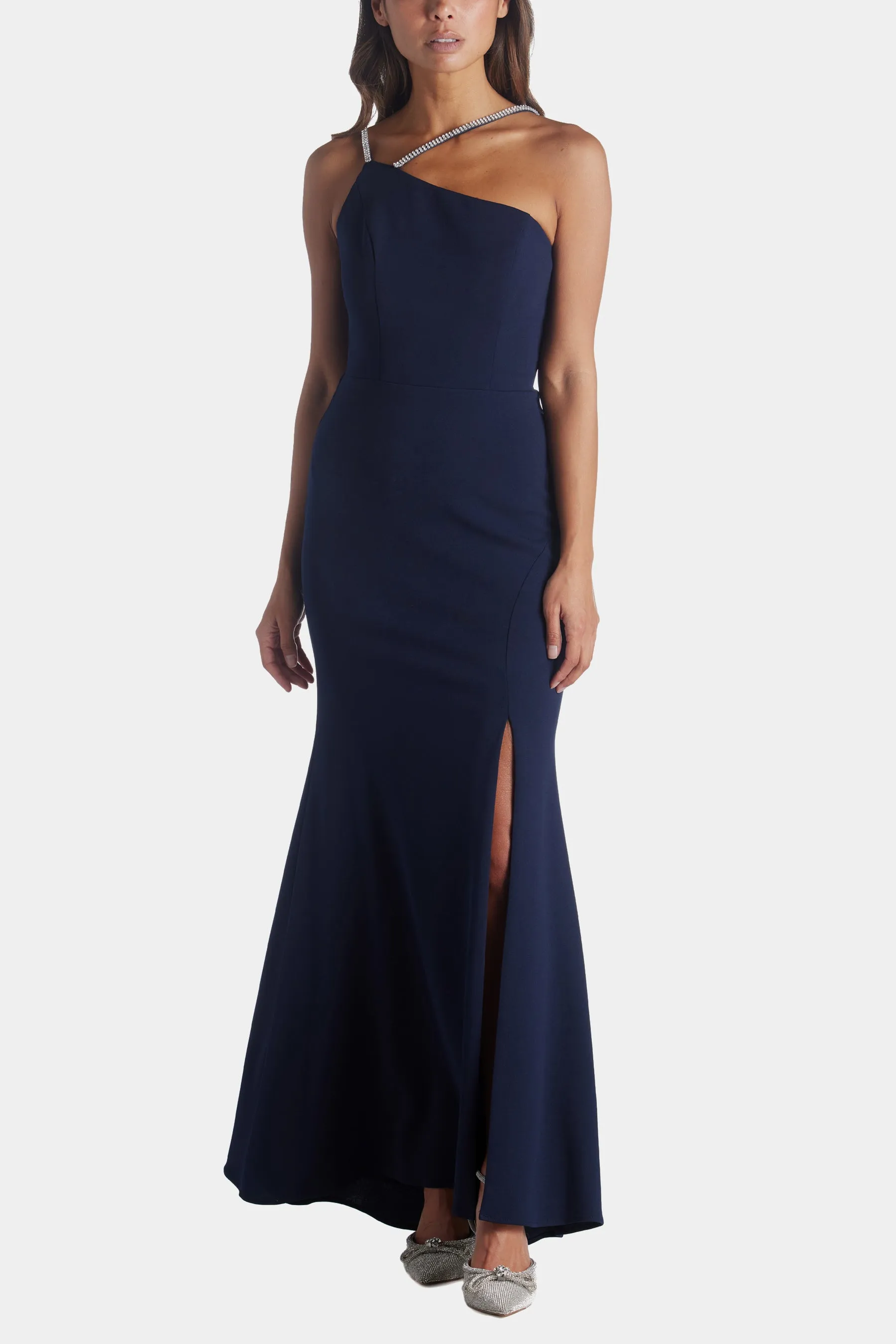 Long Scuba Asymmetrical Bling sold by Lord & Taylor