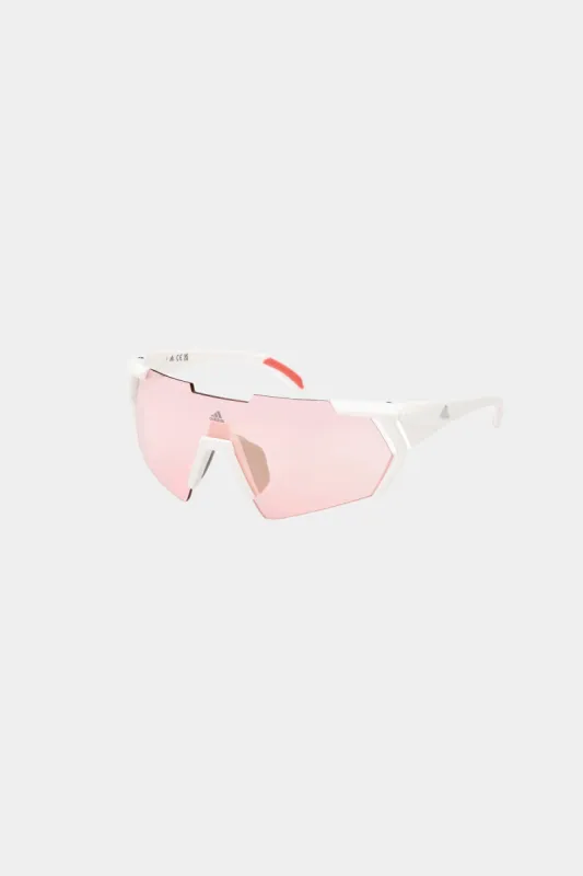 Shield Mirror Lens Sunglasses sold by Lord & Taylor