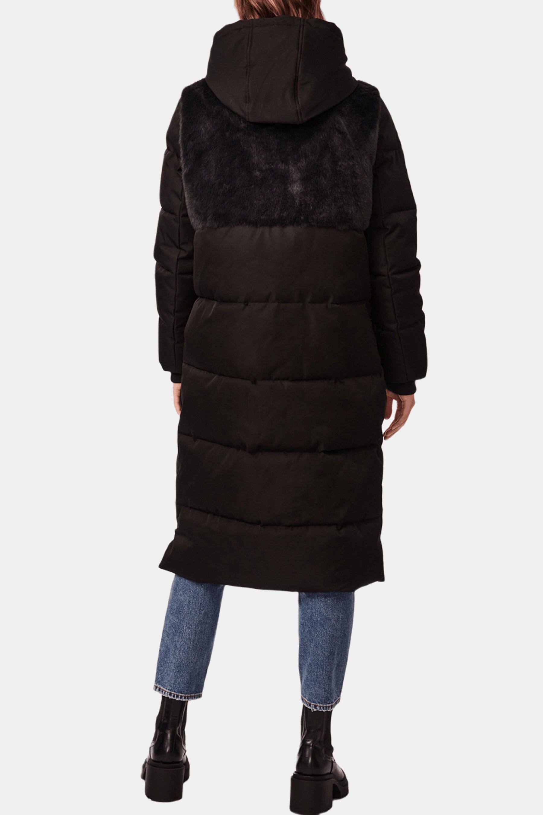 Faux Fur Long Heavyweight Puffer Coat sold by Lord & Taylor product image thumbnail 6
