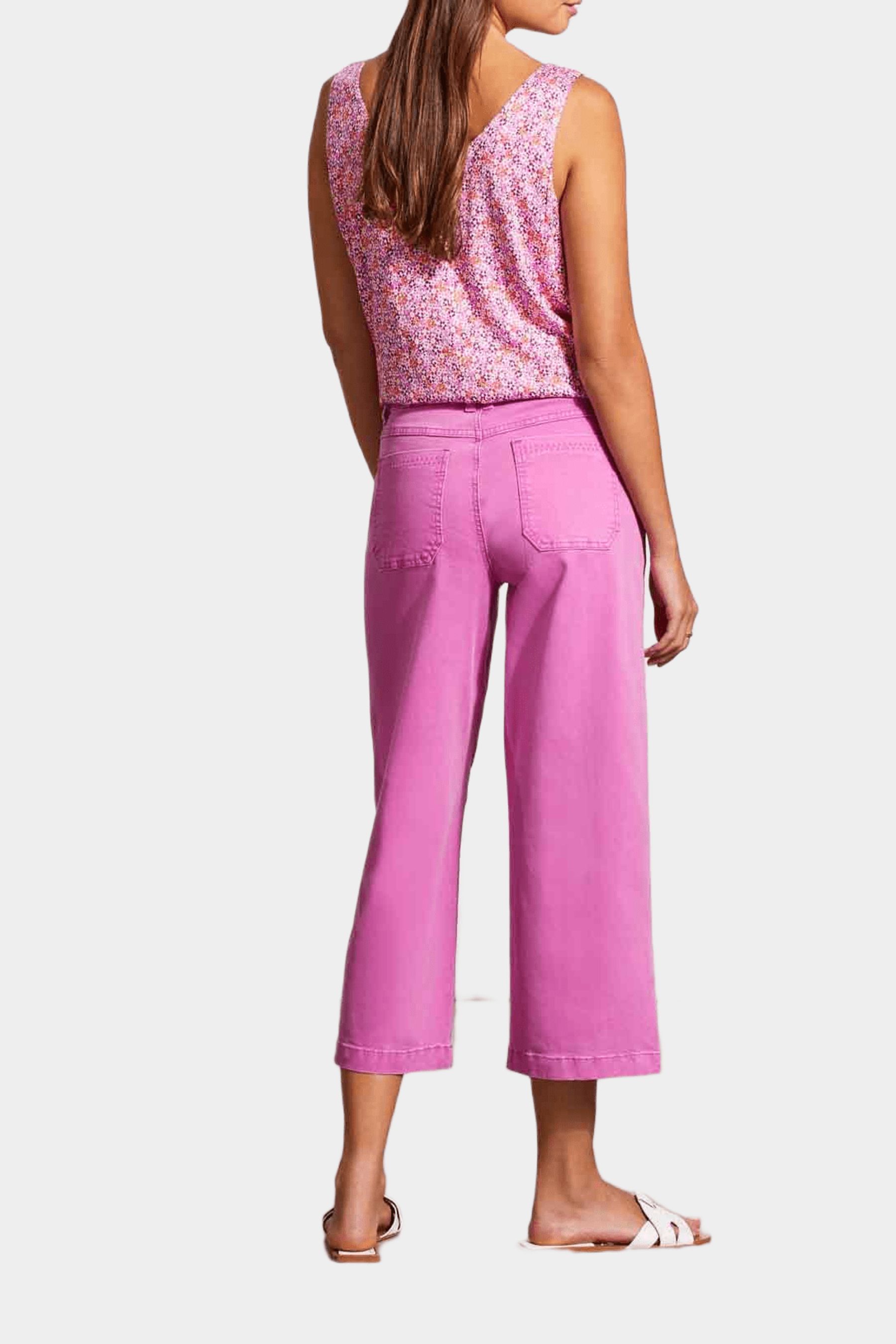 Audrey Button Fly Wide Leg Jeans sold by Lord & Taylor product image thumbnail 3