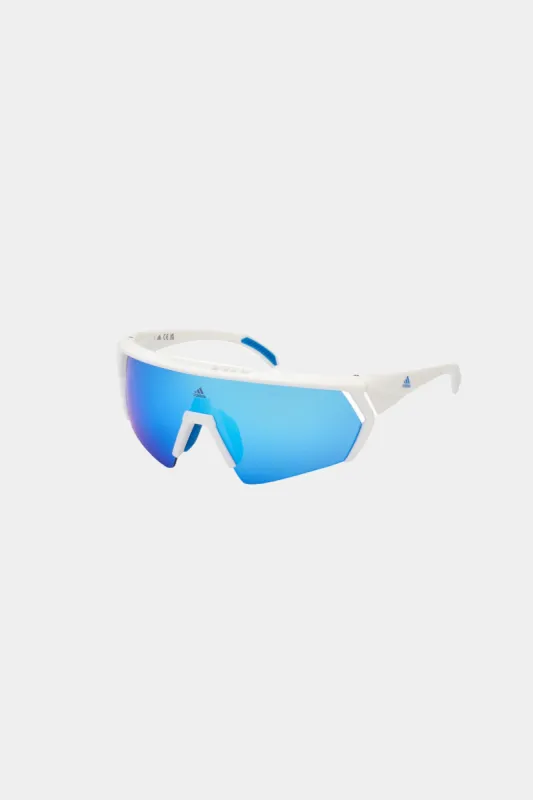 Shield Mirror Lens Sunglasses sold by Lord & Taylor