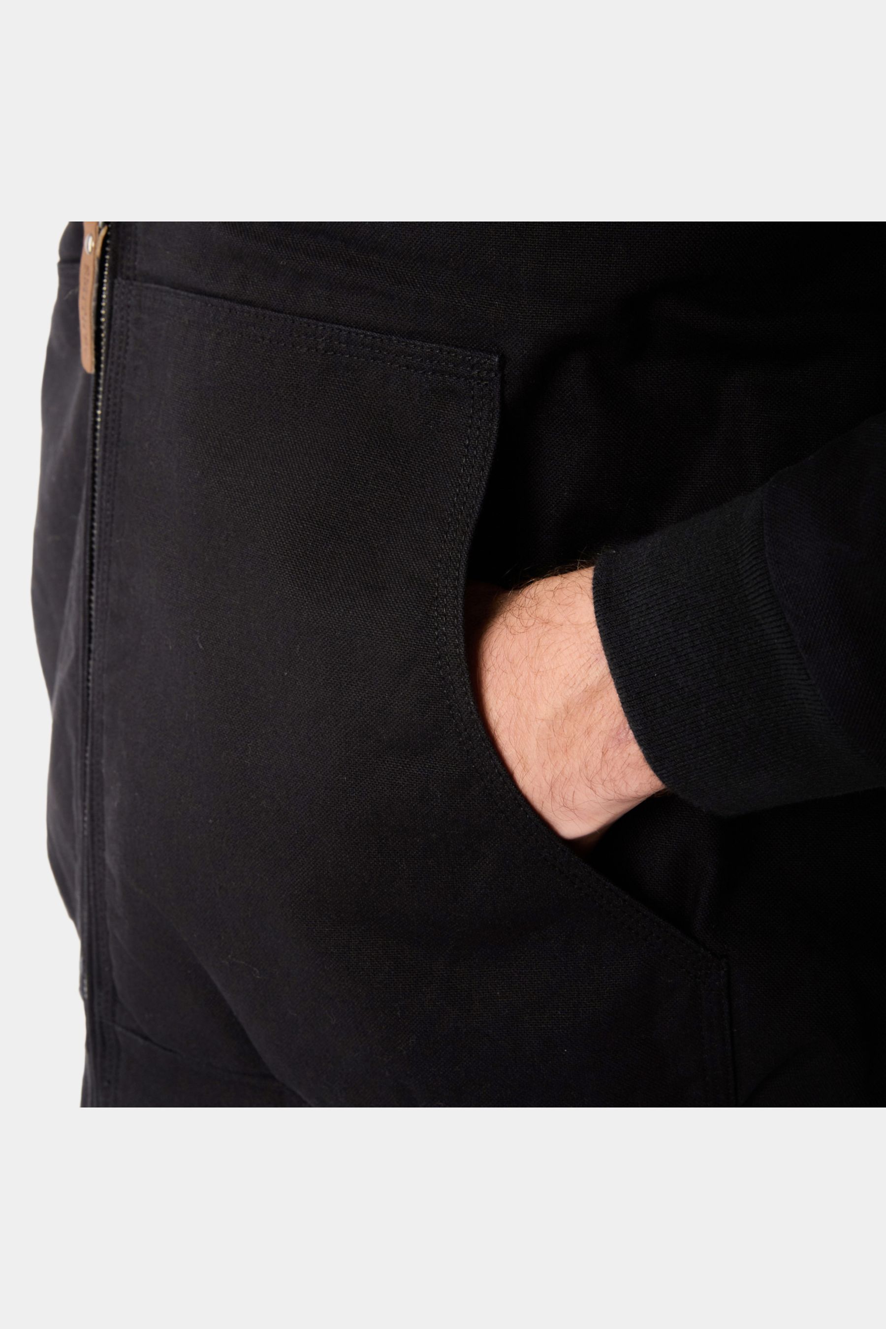 Cotton Canvas Sherpa-Lined Jacket sold by Lord & Taylor product image thumbnail 4