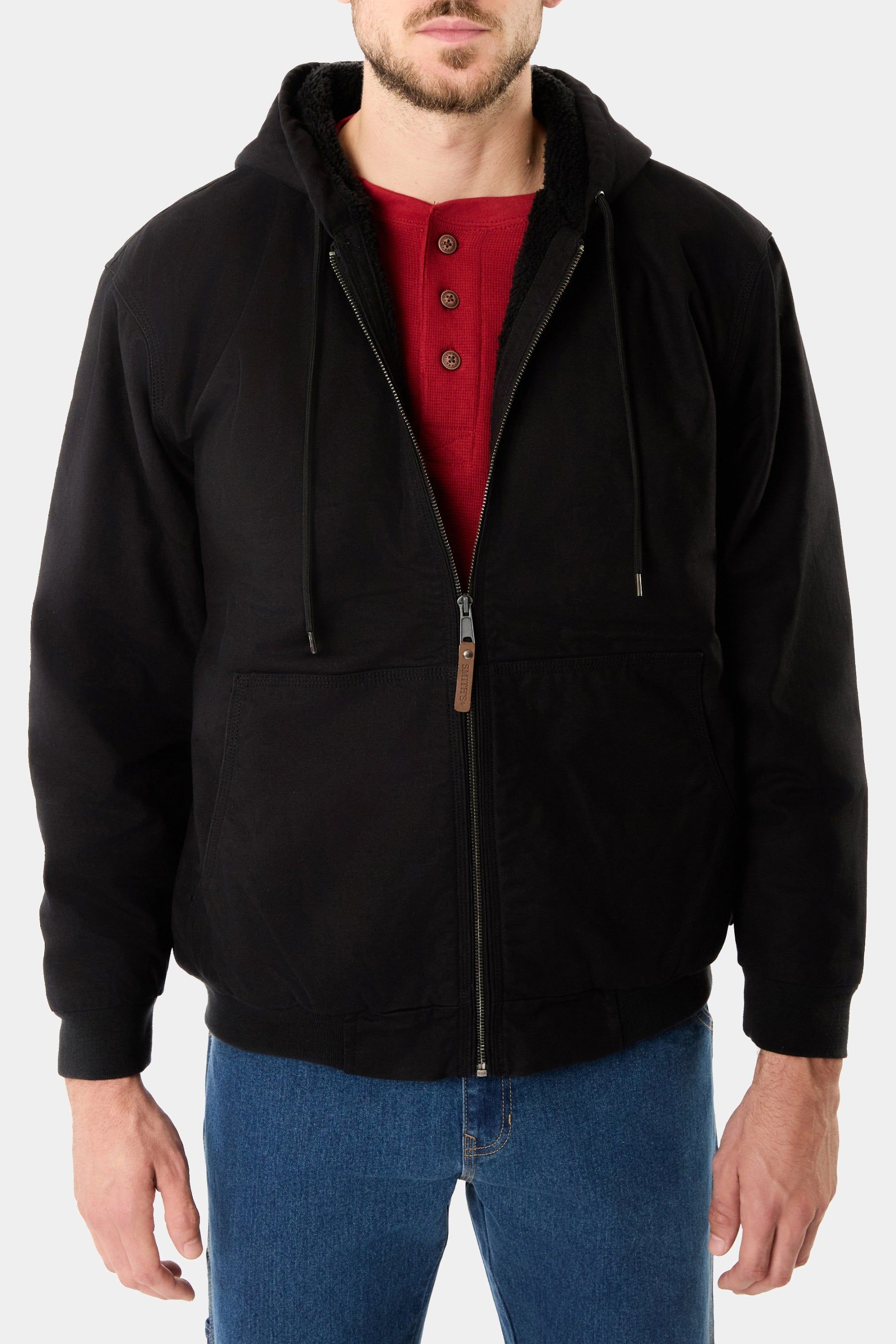 Cotton Canvas Sherpa-Lined Jacket sold by Lord & Taylor