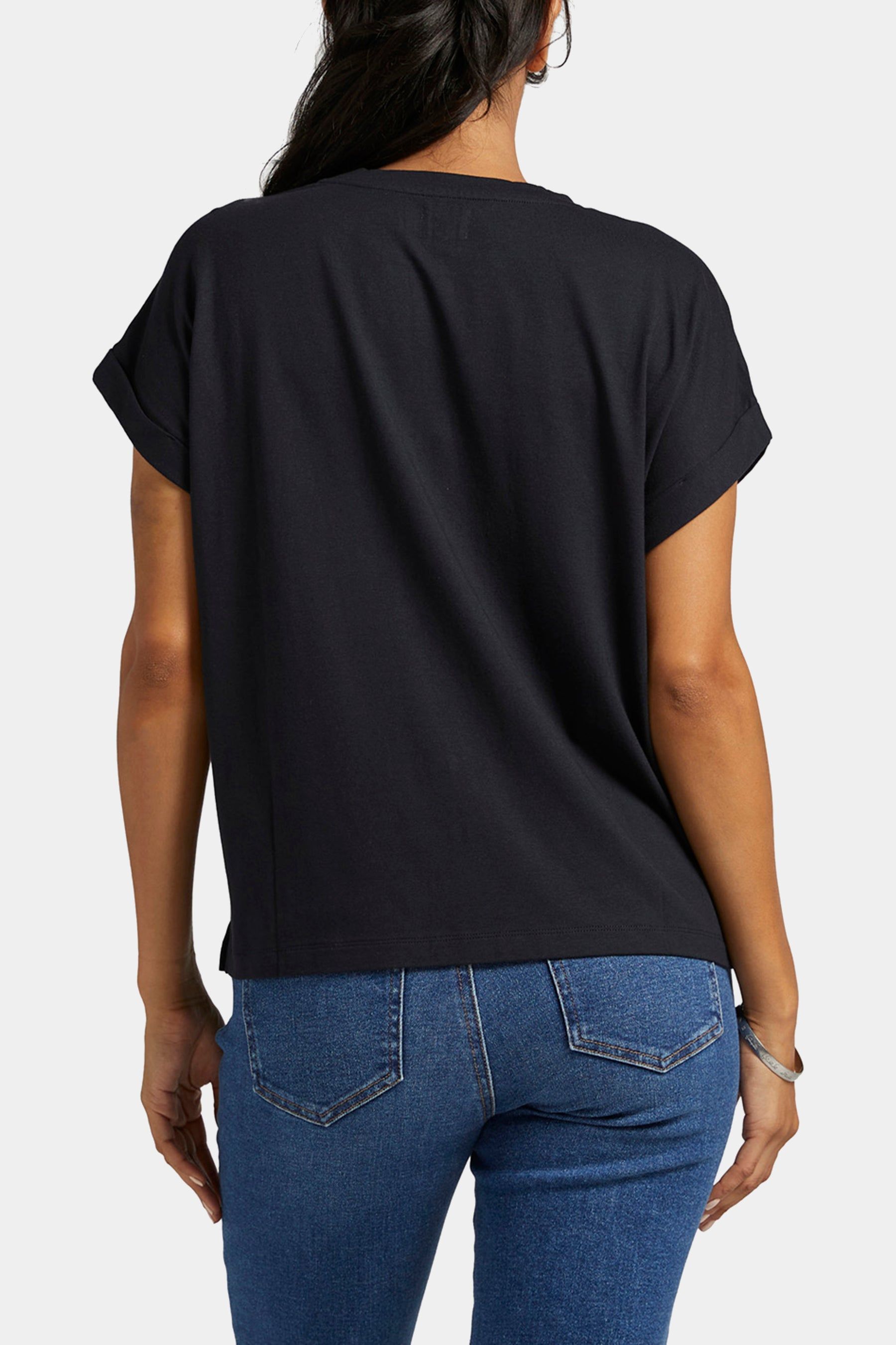 JAG Plus Size Drapey Luxe Tee sold by Lord & Taylor product image thumbnail 5