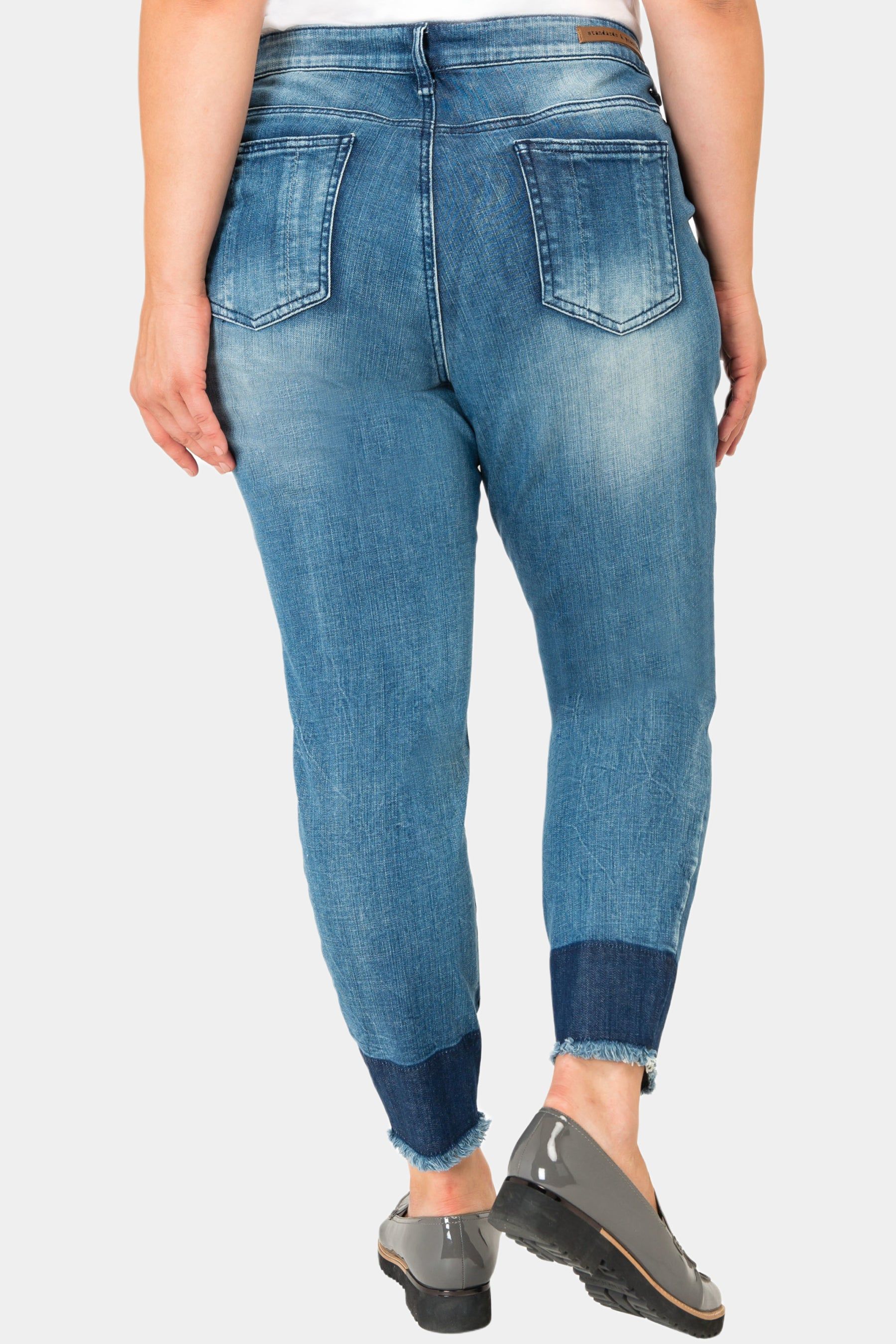 Virginia Raw Hem Midrise Skinny Cropped Jeans sold by Lord & Taylor product image thumbnail 4