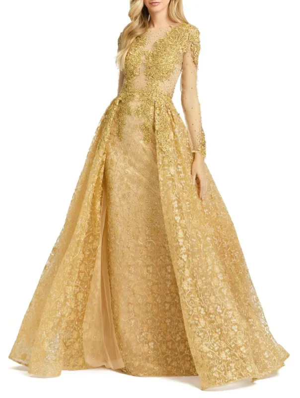 Long Sleeve Ballgown sold by Lord & Taylor