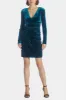 Long Sleeve Ruched Wrap Cocktail Dress sold by Lord & Taylor